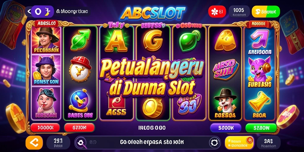 Tampilan menawan dari gameplay ABCSLOT dengan elemen petualangan.