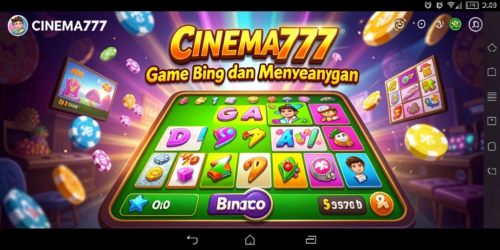 Tampilan gameplay seru CINEMA777 dengan pemain yang antusias.