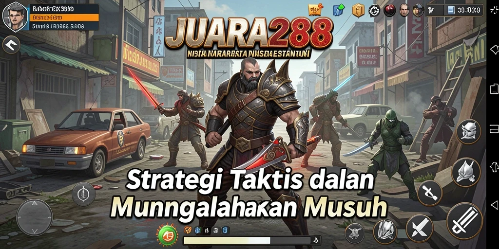 Tampilan gameplay JUARA288 yang penuh strategi dan taktik menarik.