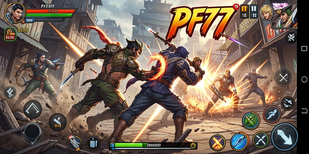 Gameplay Action seru dengan grafis menawan dari PF777.