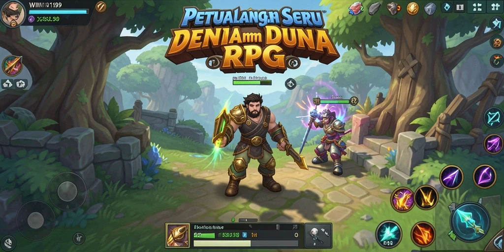 Tampilan gameplay RPG seru yang mengasyikkan di WIN199.