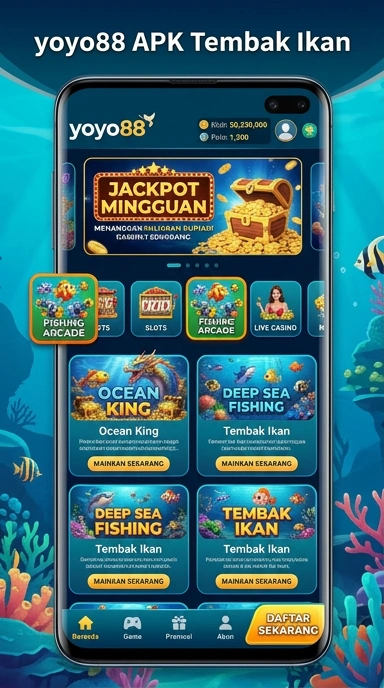 Tampilan utama aplikasi yoyo88 yang intuitif dan menarik.